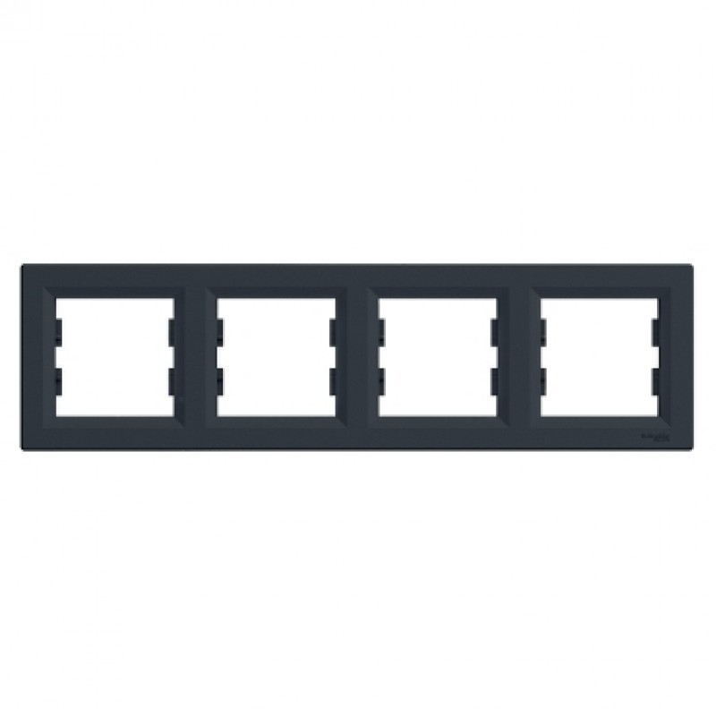 Schneider–Asfora–Dörtlü Çerçeve–Antrasit–Eph5800471